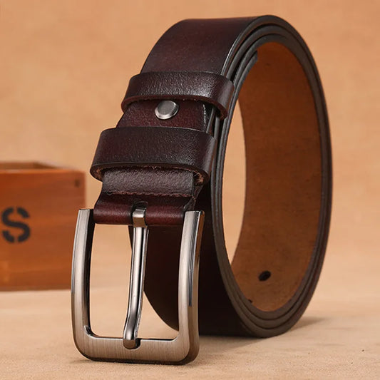 Genuine Leather Buckle Belts For Men